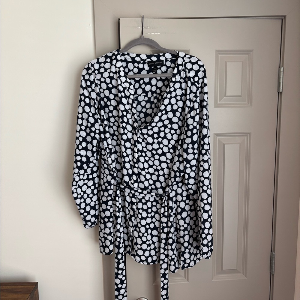 Womens Lane Bryant Plus Patterned Top